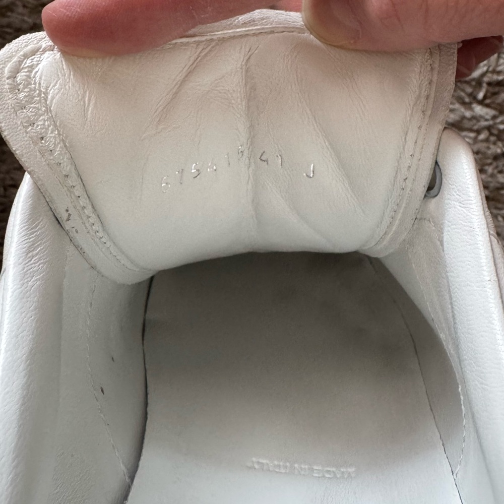 Alexander McQueen White and Green Sneakers - Picture 6 of 8